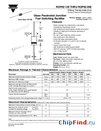 Datasheet RGP02-12E manufacturer Vishay